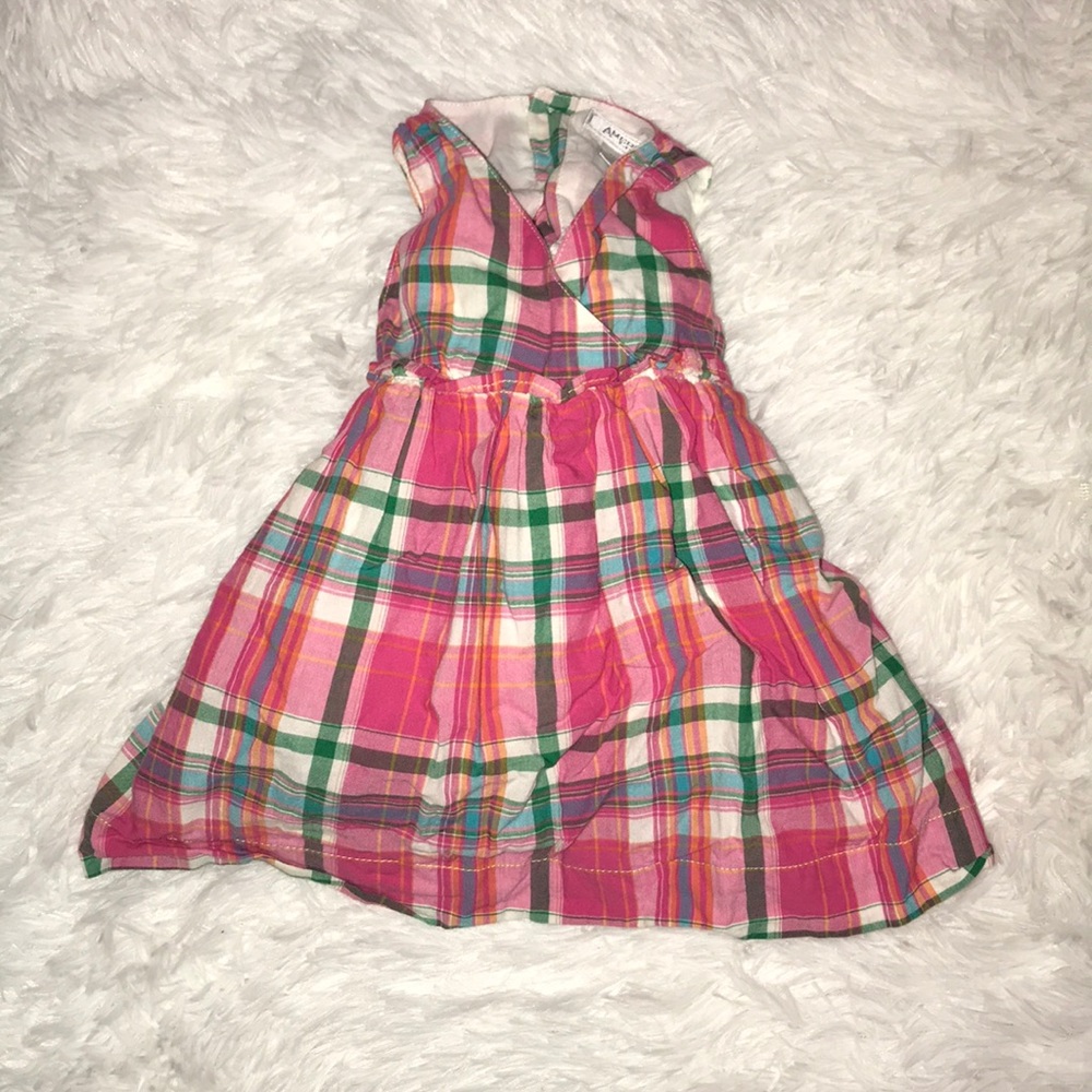 Pink Plaid Dress